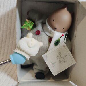 Vintage Michael & Co softbody Doll "Huggable Winter Bear" with Original Box